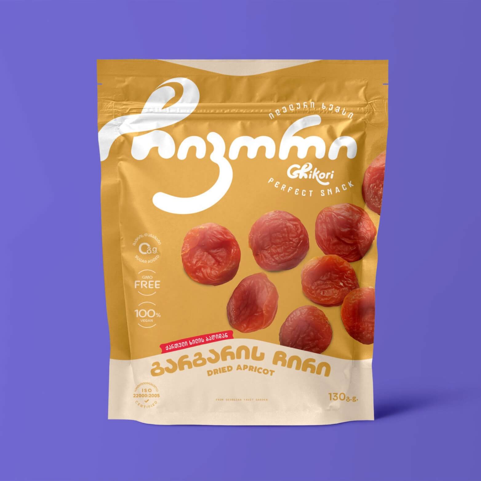 Dried apricot – naturally sweet Georgian snack made from sun-dried fruit.