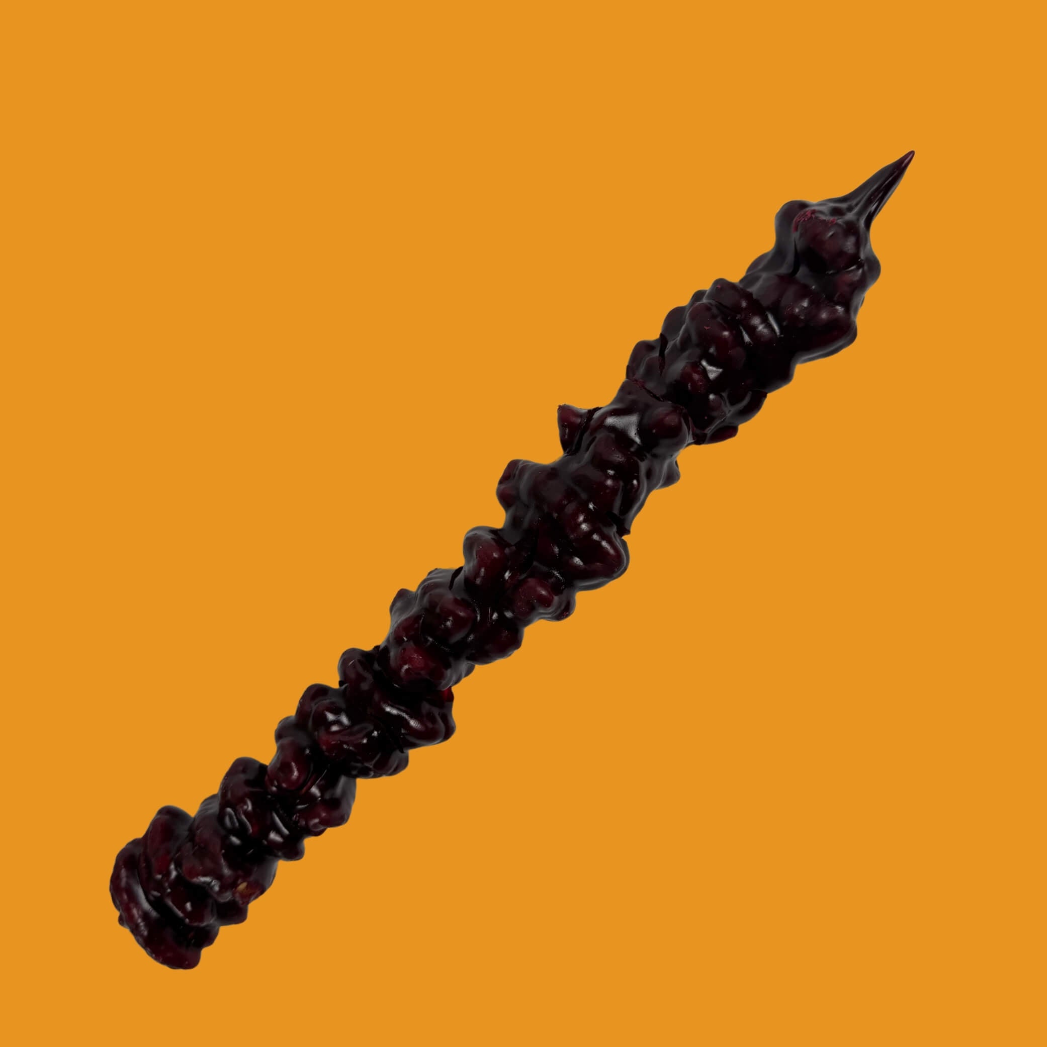Walnut Georgian churchkhela with pomegranate juice – traditional Georgian sweet.
